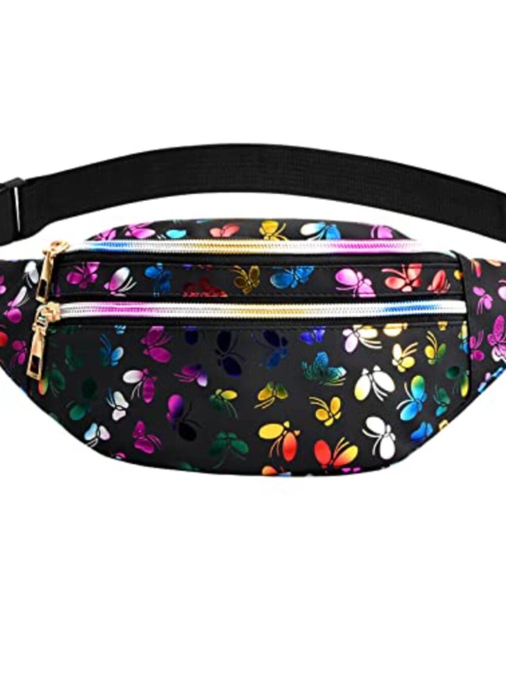 Women's Fanny Pack Belt Bag Crossbody PU Leather Adjustable Strap with
